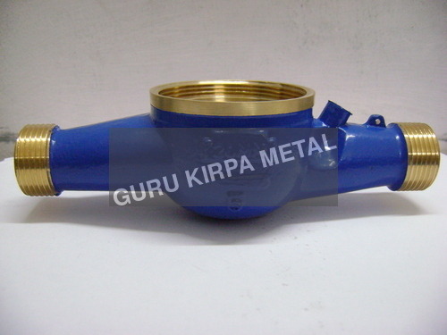 Water Meter Body Multijet - Brass 20mm Blue, Threaded | Accurate Measurement, Corrosion Resistant, Durable, Customizable