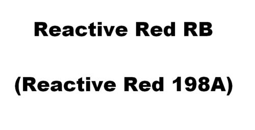 Reactive Red RB Dyes