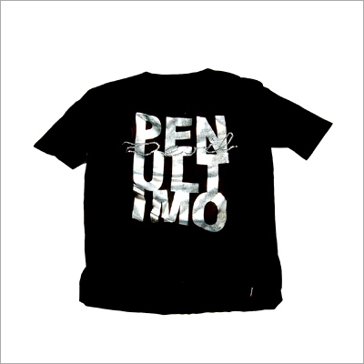 Short Sleeve T-Shirt with Foil Prints & Studs