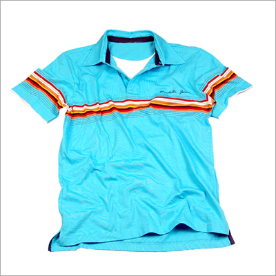 Yarn Dyed Short Sleeve Polo T-Shirt
