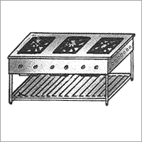 Three Burner Cooking Range