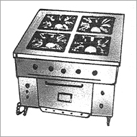 Four Burner Range with Oven