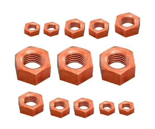 Durable And Light Weight Copper Hex Nut