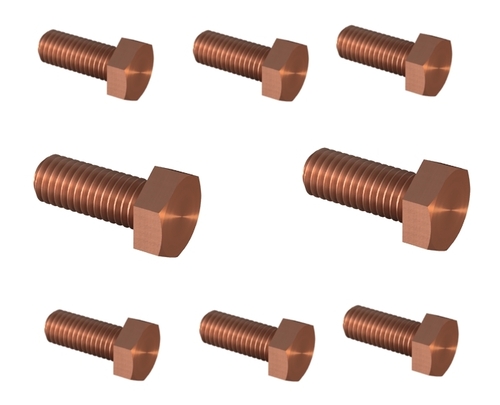 Copper Hex Bolts - Application: For Industrial Use