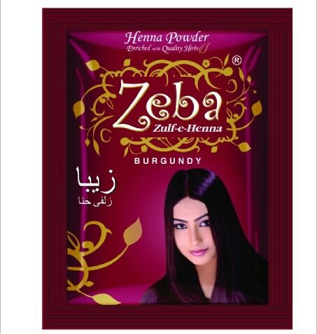 Zeba Burgundy Henna Powder