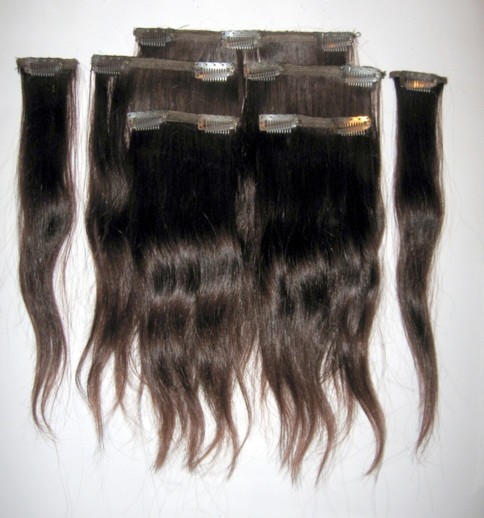 Machine Wefted Hair