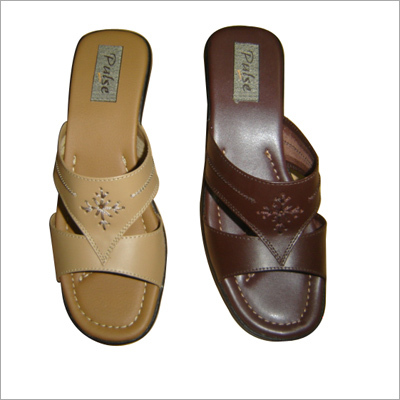 Ladies Leather Slippers