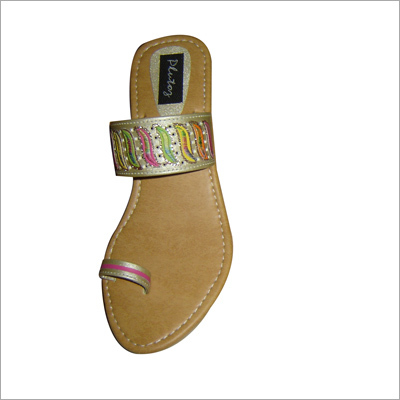Ladies Hand Work Slippers