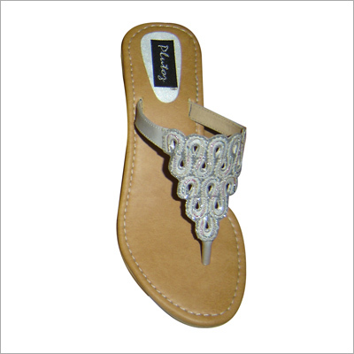 Ladies Hand Work Slippers