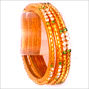 Designer kundan bangles