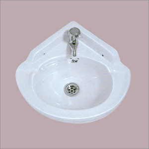 Ceramic Corner Wash Basin