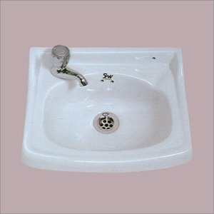 White Ceramic Square Wash Basin