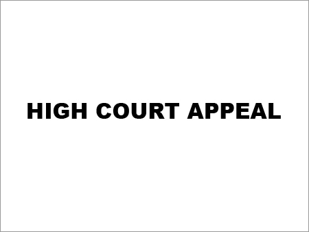 High Court Appeal
