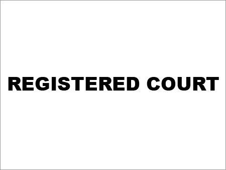 Registered Court - Legal Document, Special Marriage Act 1954 | Marriage Registration, Indian Citizens, Permanent Record, Bilingual