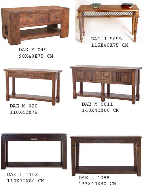 Wooden Console Table