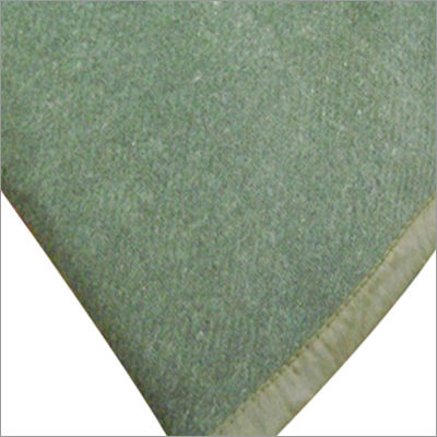 Olive Green Wool Blanket