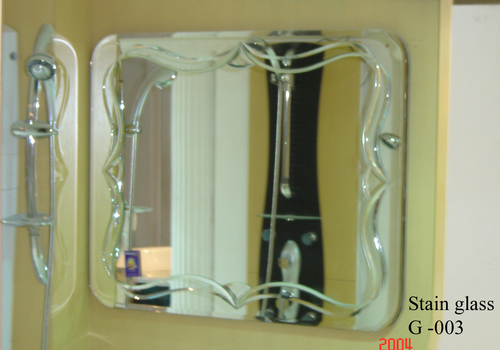 Decorative Stain Glass Mirror