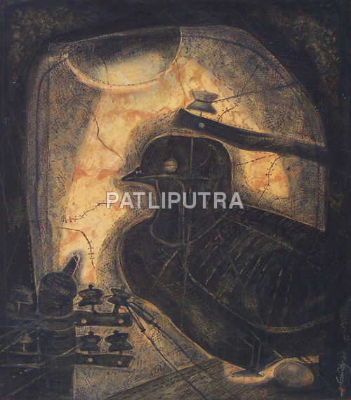 "Night Bird"- Aditya Basak Paintings