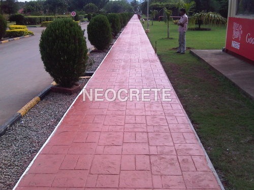 Stamped Concrete Pathway