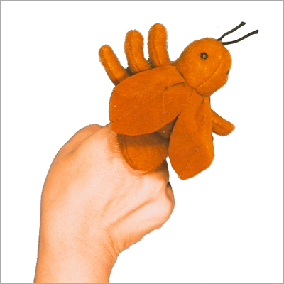 Cockroach Finger Puppet