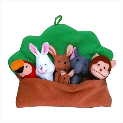Jungle Friends (Finger Puppets in a Pocket)