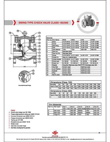 Swing Check Valve