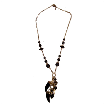 Bone & Horn Beaded Necklace