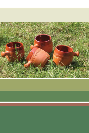 terracotta dumbuli cup