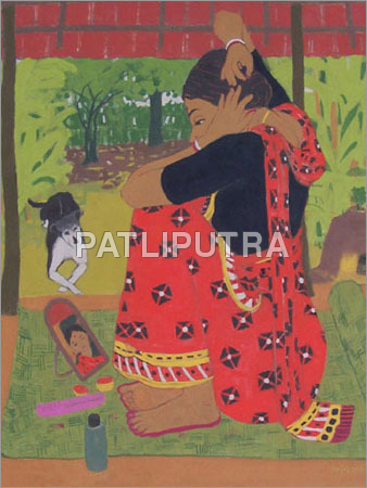 "Toilet - II" - Sujit Das Paintings