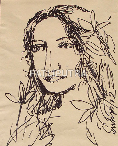 "Radha" - Suhas Roy Paintings