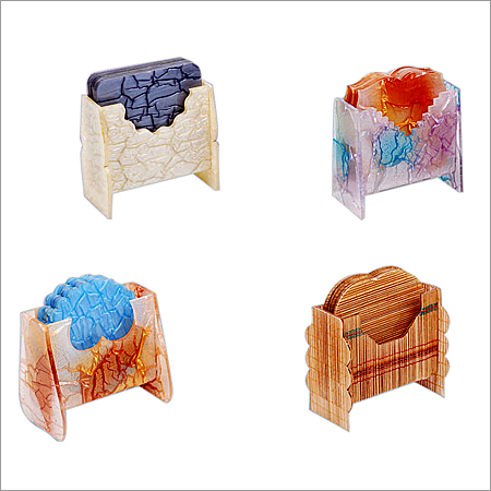Tea Coasters with Stand