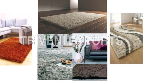 Multi Colored Shaggy Rugs