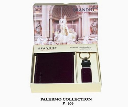 Leather Wallet & Key Ring