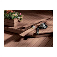 WPC Outdoor Decking - Wood Material, Dual-Sided Grooved Design | Scratch Resistant, Anti-Slip Profile, Weatherproof and Low Maintenance