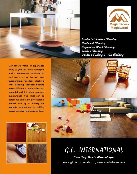 Indoor Flooring - Wood Material, Termite Proof Design, Easy to Clean for Home and Office Use