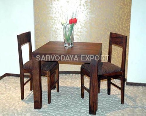 Wooden Restaurant Table With Chair