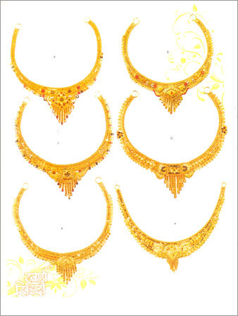 Designer Gold Necklace Set
