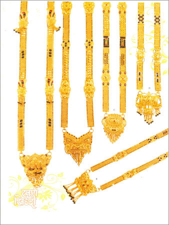 Gold Necklace Set