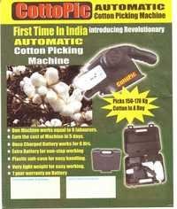 Cotton Picking Machine Capacity: 80-150 Kg/day