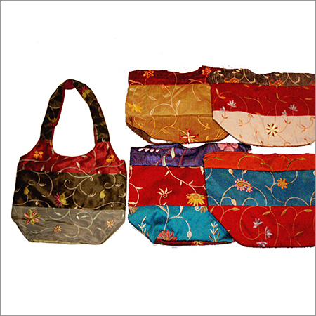 Silk Embroidery Bag