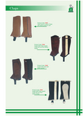Riding Chaps - Full-grain Leather, S-xxl Size Range, Brown Color | Customizable, Handcrafted, Durable, Elegant Finish, Precise Stitching
