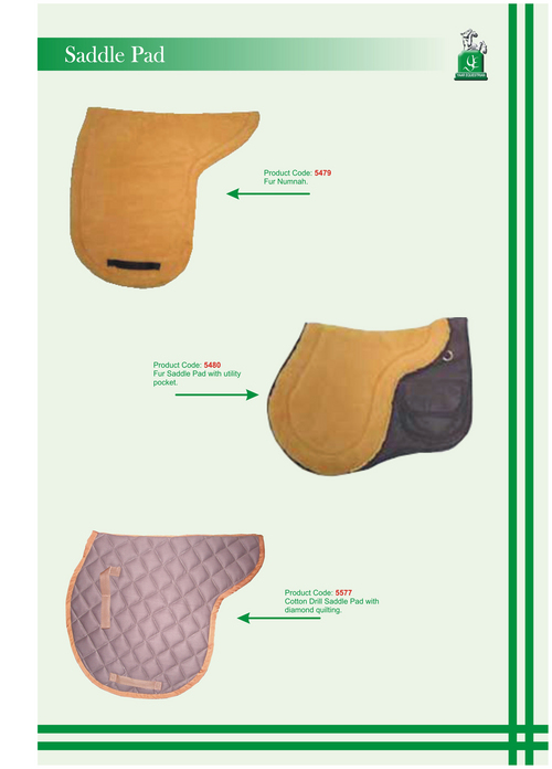 Leather Saddle Pads