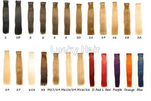 Customized Hair Colour Chart