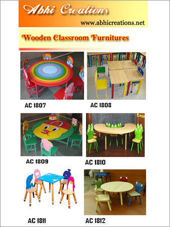 Wooden Classroom Furnitures
