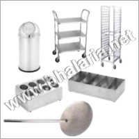 Storage Containers - Stainless Steel, Polished Finish | Versatile Usage For Kitchen, Includes Cutlery Holders, Trolleys, And Utility Carts