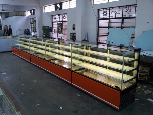 Straight display counter