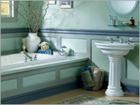 Attached Bath with Hot & Cold Water