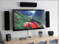 Color TV with Satellite Channel