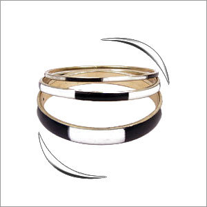 Resin and Brass Bangle