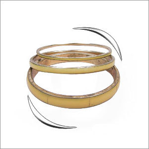 Fashion Resin and Brass Bangle